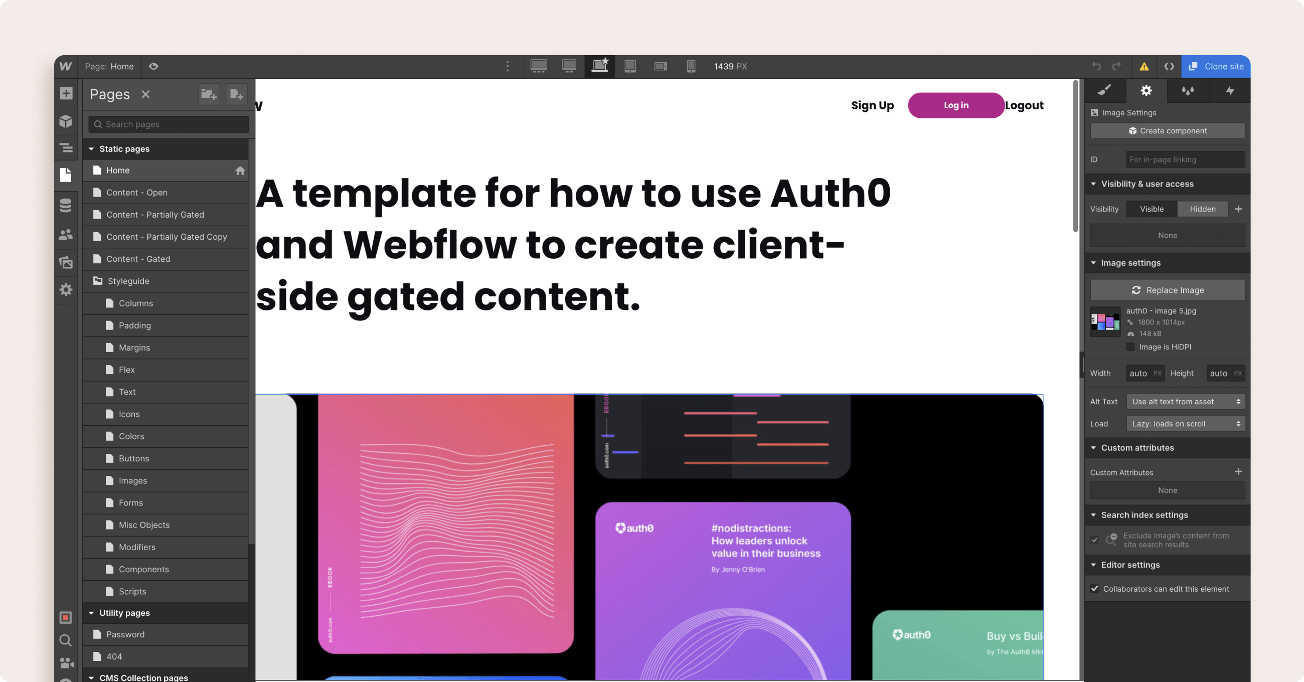 Webflow Development